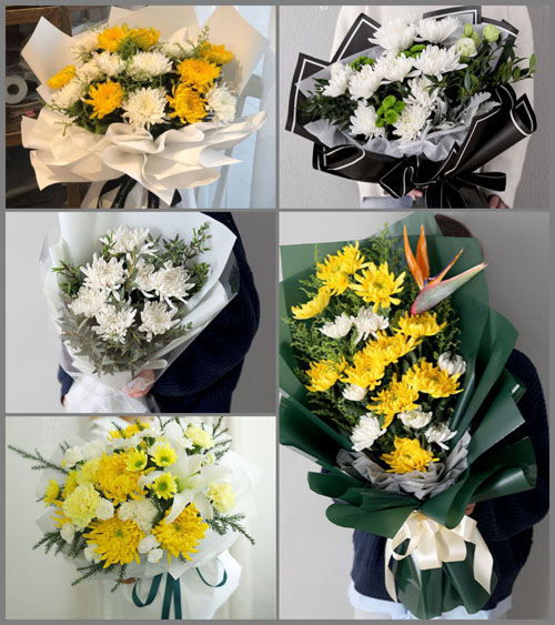 福建福州平潭县大练乡白事花束代送